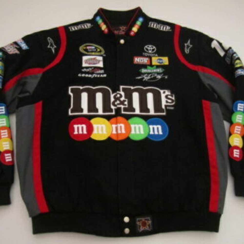 Kyle Busch M&M's Nascar Jacket Size 2XL